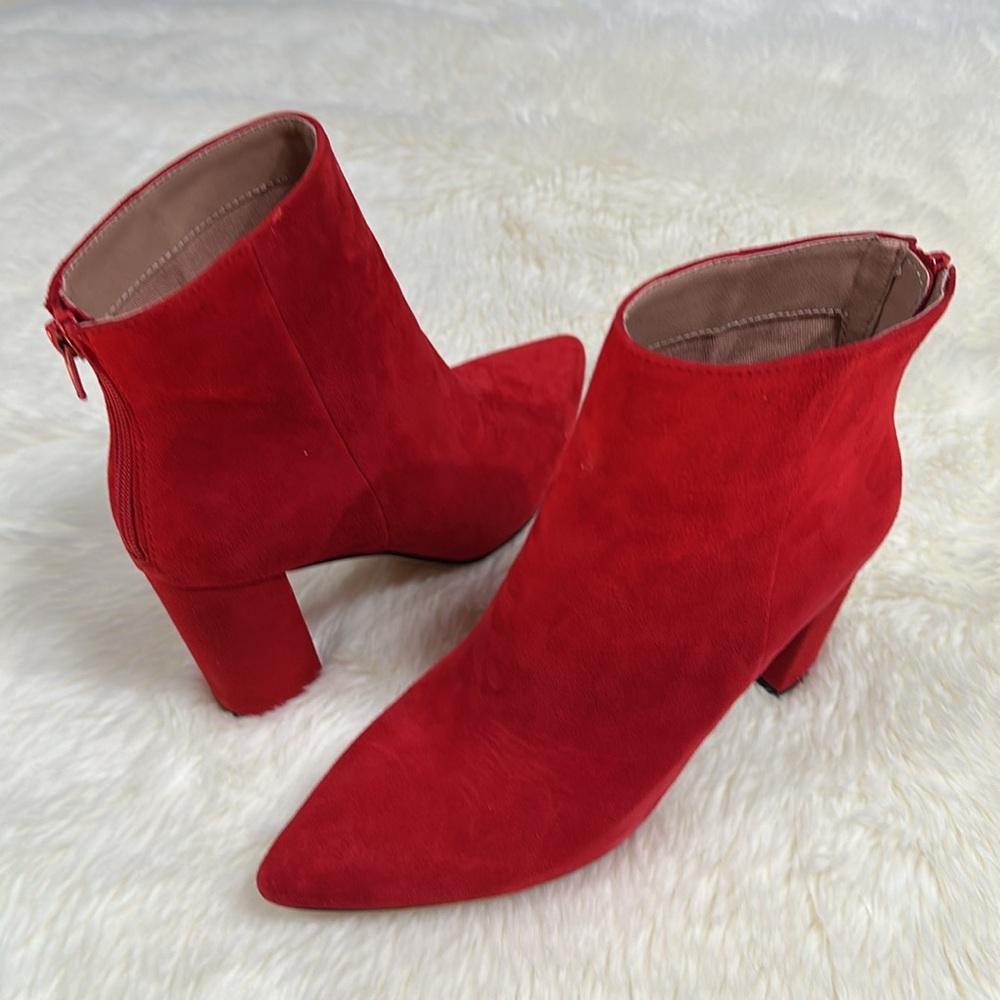 Chelsea & Violet Suede Ankle Booties